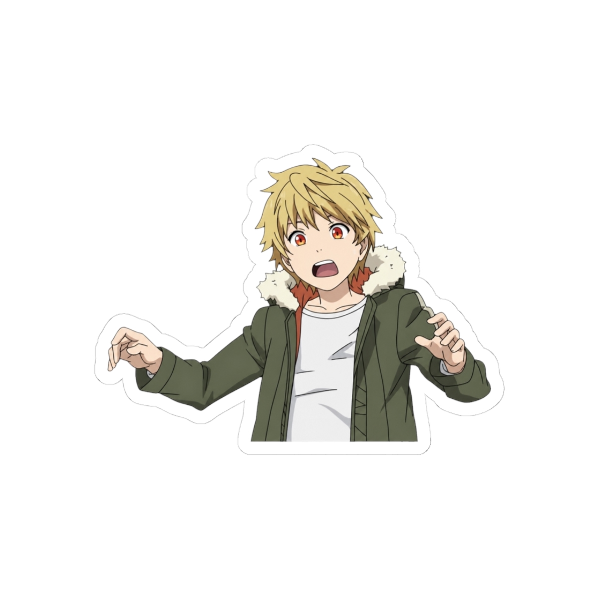 Startled Yukine Sticker | Noragami