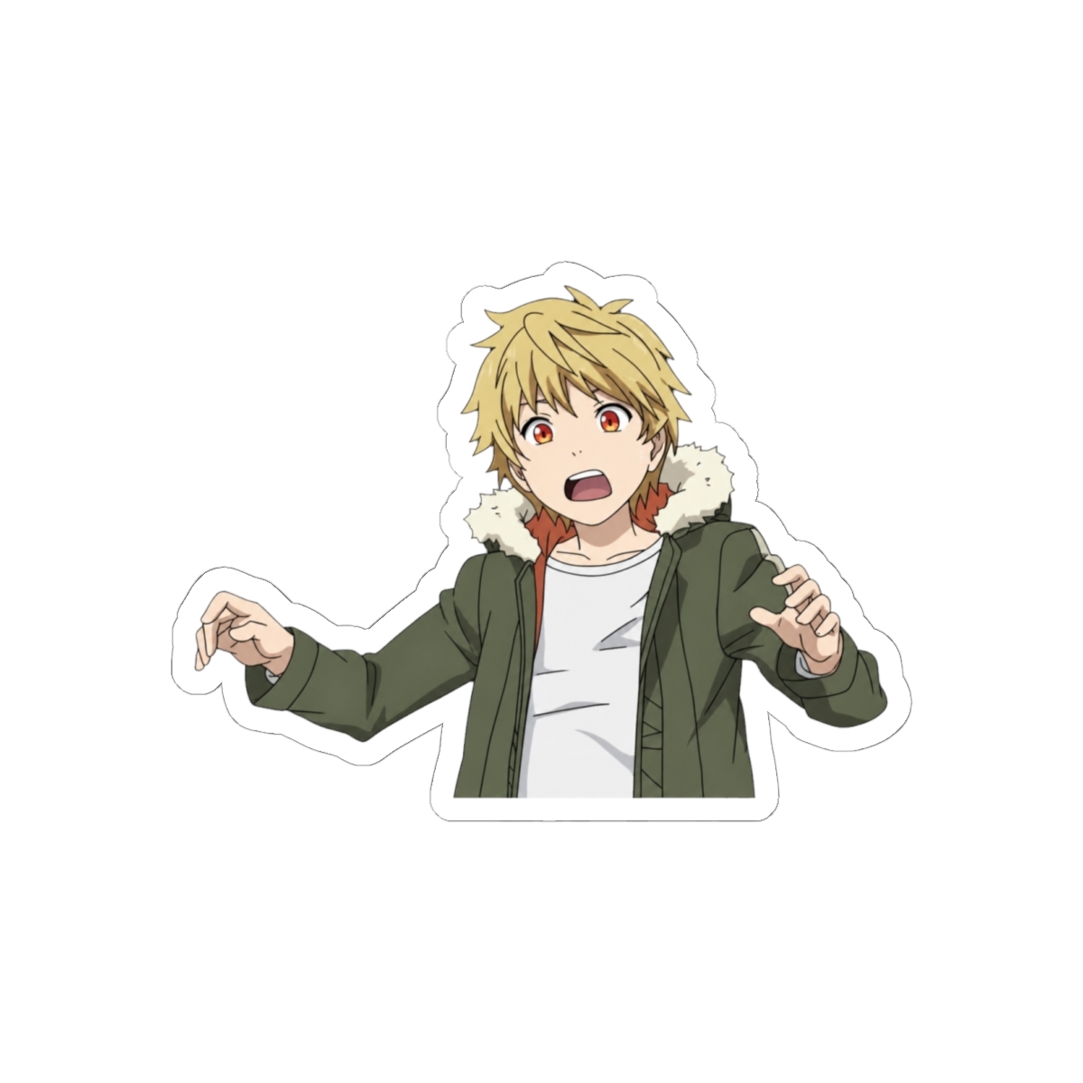 Startled Yukine Sticker | Noragami