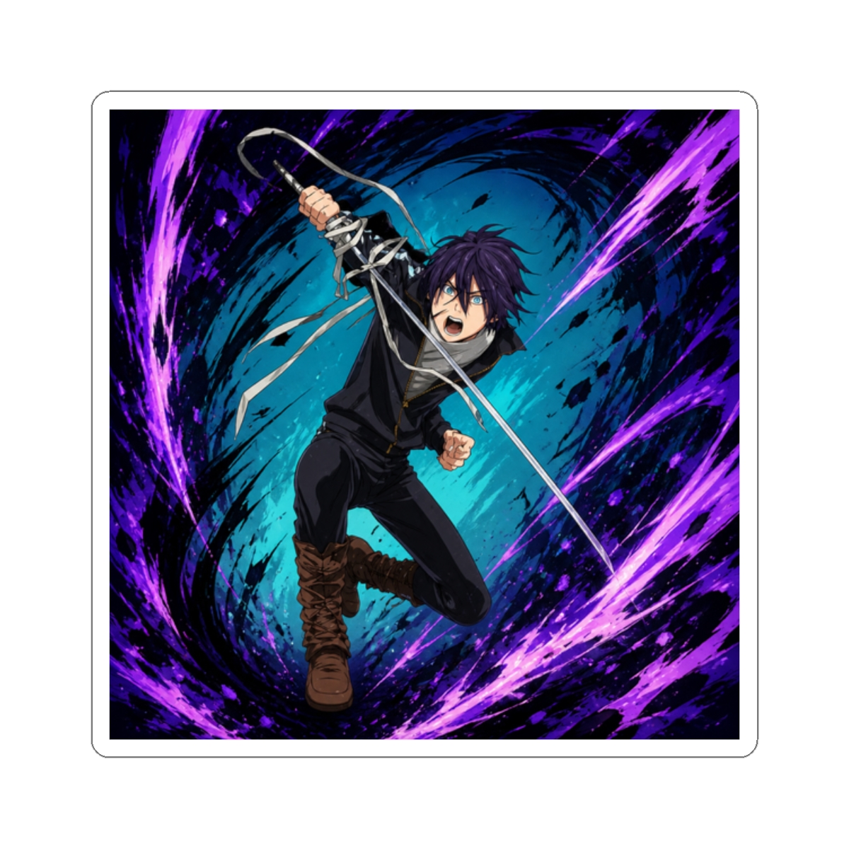noragami - yato Sticker - alternate angle 3, merchandise