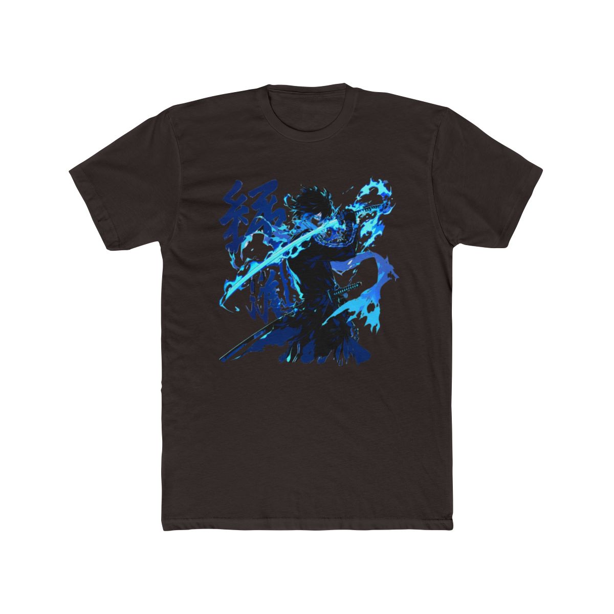 Yato Noragami Blue Flame Sword T Shirt - alternate angle 3, merchandise