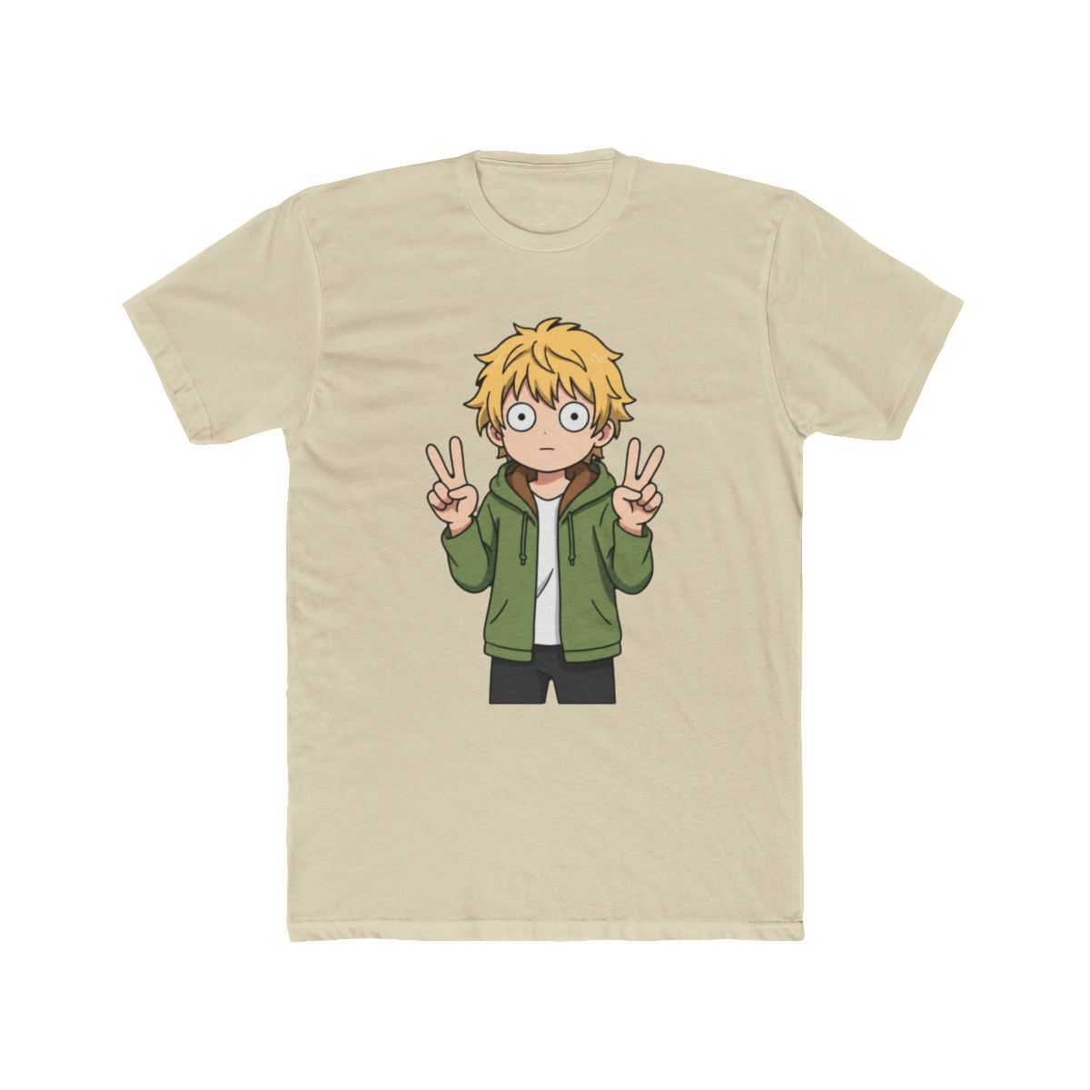 Yukine Noragami Casual Double Peace Chibi Anime T Shirt - alternate angle 4, merchandise
