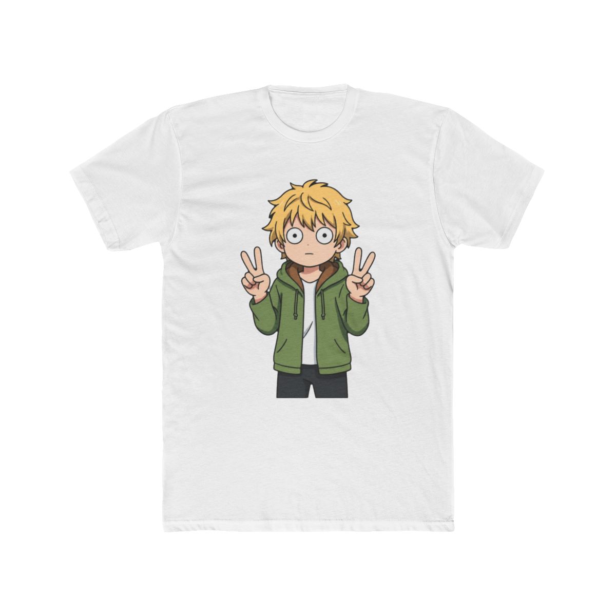 Yukine Noragami Casual Double Peace Chibi Anime T Shirt