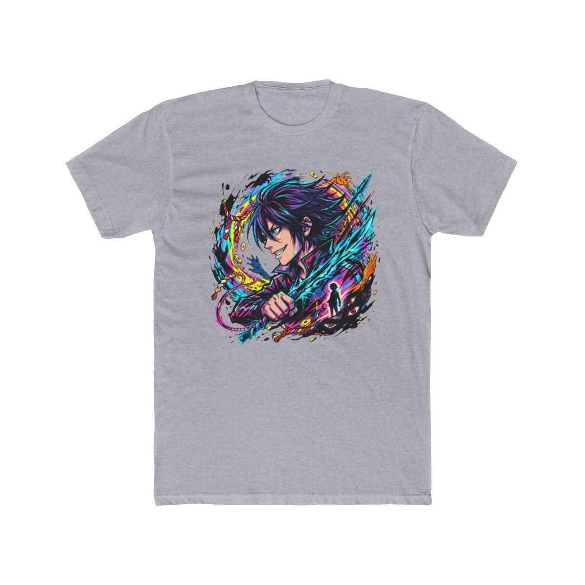 Yato Psychedelic Energy Art T Shirt | Noragami - alternate angle 5, merchandise