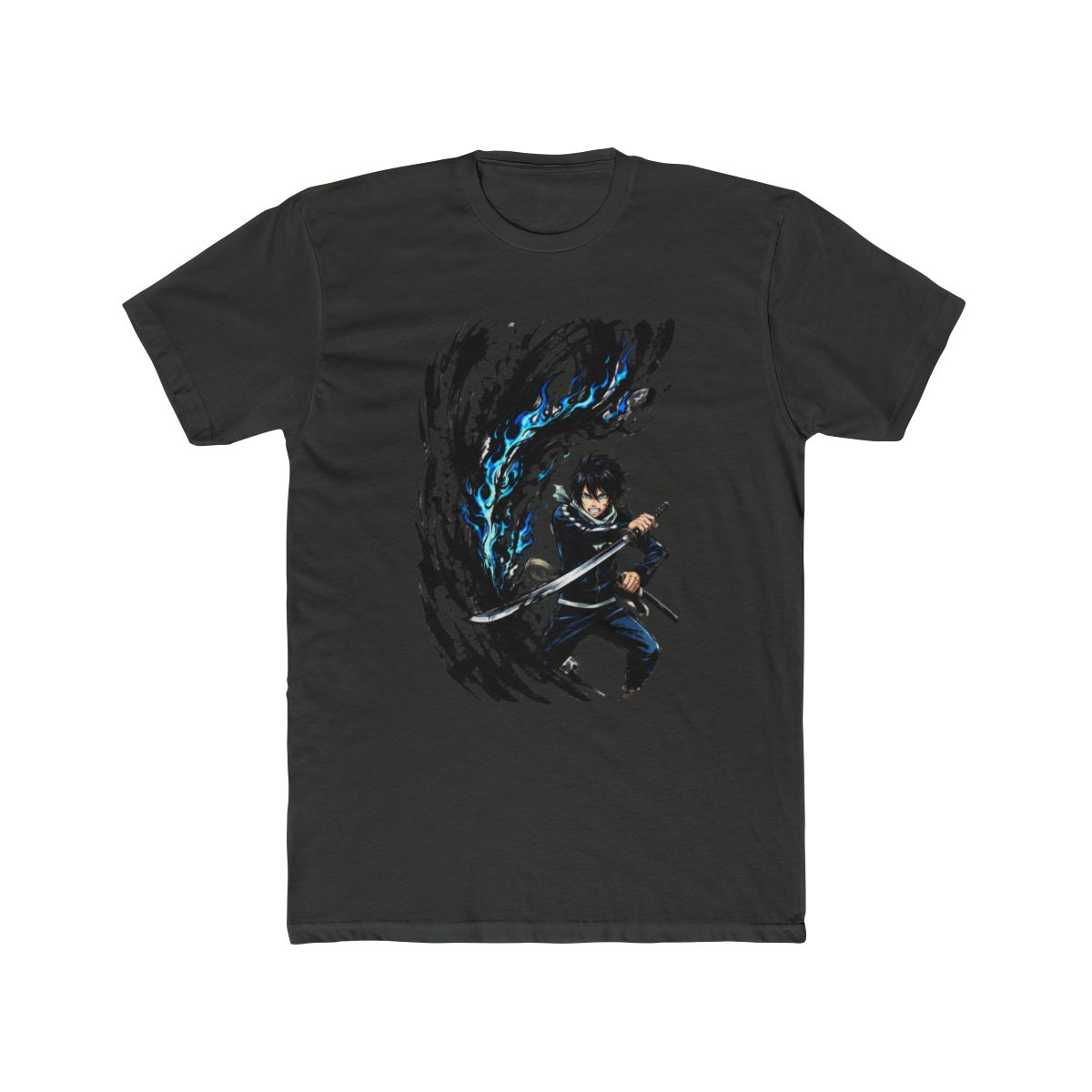 Yato Drawing Sword With Flames T Shirt | Noragami - alternate angle 5, merchandise