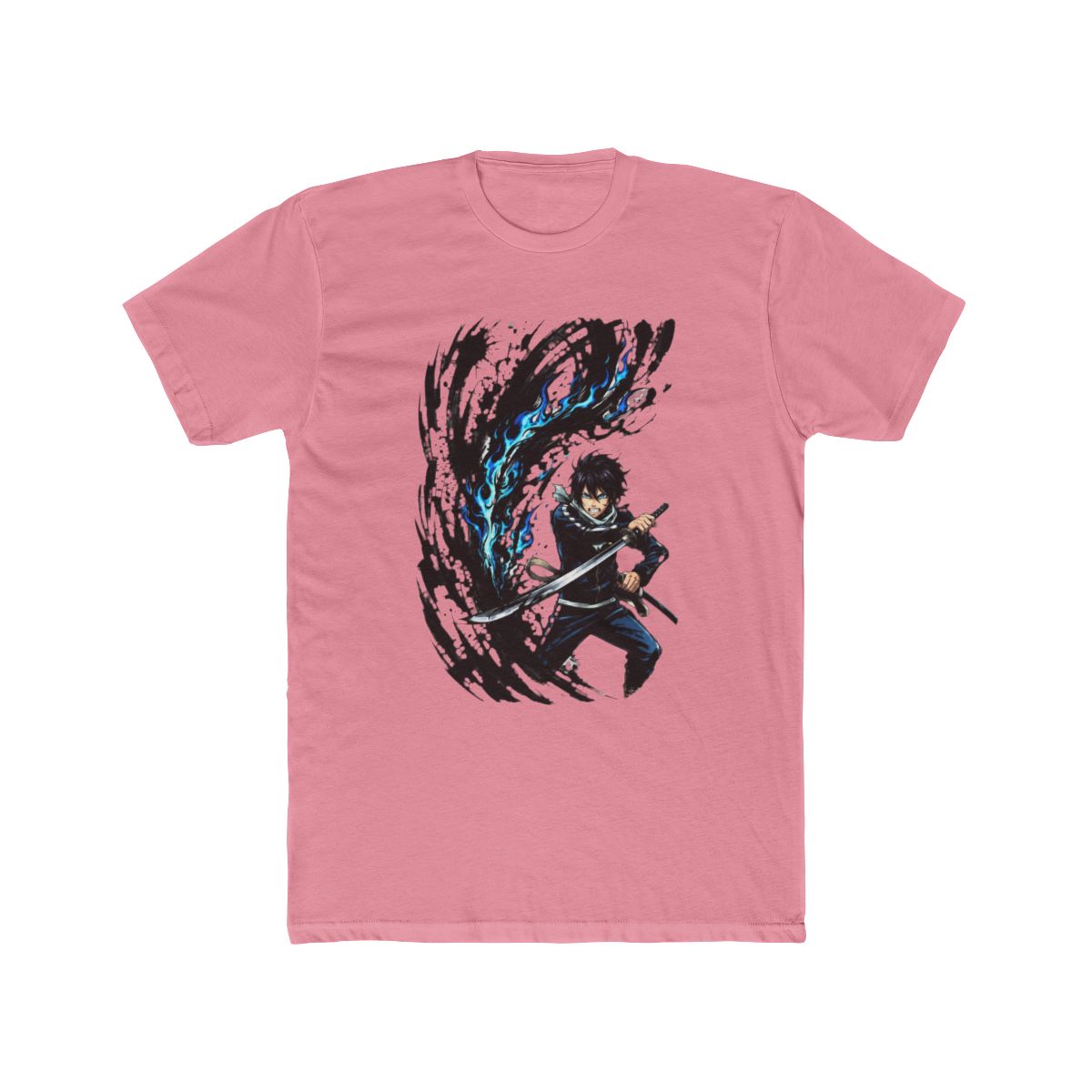 Yato Drawing Sword With Flames T Shirt | Noragami