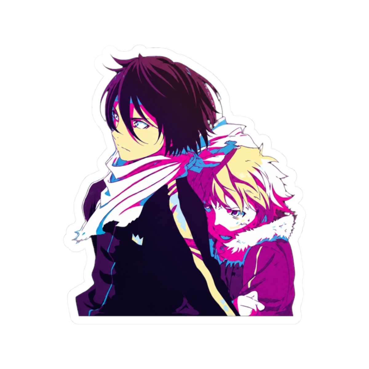Noragami Yato and Yukine Sticker - alternate angle 3, merchandise